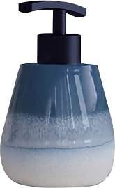 Gedy SHEJLA Seifenspender, Keramik, Blau, 10 x 10