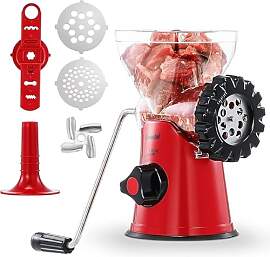 Geedel Fleischwolf Manuell, 4 in 1 Hackfleisch