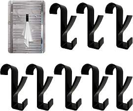 GEFIRE 8 Stück Hacken für Heizkörper Bad Hacken 