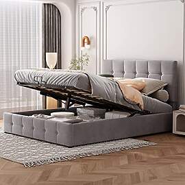 Gegtuon Polsterbett Bett 140x200, Doppelbett mit
