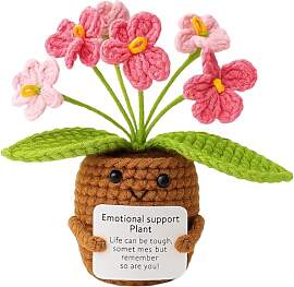 Gehäkelte Blumen, Vergissmeinnicht Geschenk, 6