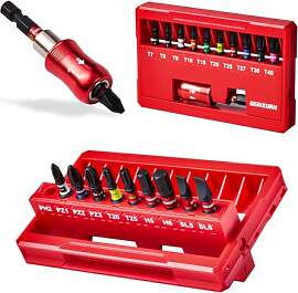 GEINXURN 22-teiliges Schrauber Bit Set PH PZ Tx