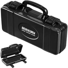Geinxurn Schwarzer Werkzeugkasten, Tragbarer,