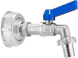 GEKA Plus IBC Adapter Set Kugelauslaufventil