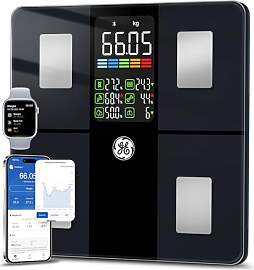 GE Körperfettwaage Digital mit Großem Display,