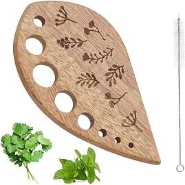 Gemüseblatttrenner aus Holz, inklusive