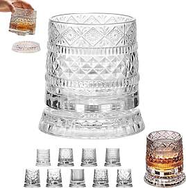Generisch 360 Degree Rotating Whiskey Glass,