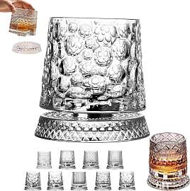 Generisch 360 Degree Rotating Whiskey Glass,