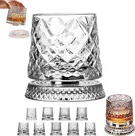 Generisch 360 Degree Rotating Whiskey Glass,
