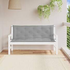 Generisch Gartenbank-Auflagen 2 STK. Grau 150x50x7 