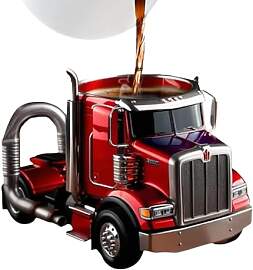 Generisch Handgefertigte LKW-Kaffeetasse,
