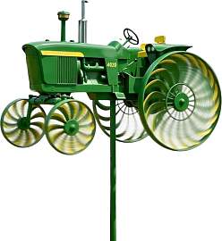 Generisch Outdoor Windspiel | Garten Deko Traktor