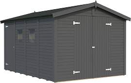 Gerätehaus PALMAKO "Dan", dunkelgrau,