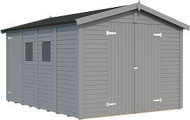 Gerätehaus PALMAKO "Dan", hellgrau,