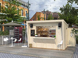Gerätehaus PALMAKO "Kiosk Kira 7,7