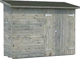 Gerätehaus PALMAKO "Leif", grau,