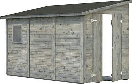 Gerätehaus PALMAKO "Mia", grau,
