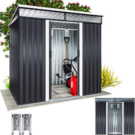 Geräteschuppen Anthrazit 200x125x180cm