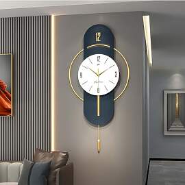 GERHWASH Große Moderne Wanduhr ohne