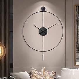 GERHWASH Wanduhr Modern Leise - Große Wanduhr