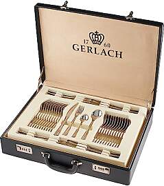 Gerlach Valor Besteck-Set im Koffer 12 Personen