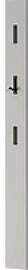GERMANIA Wandgarderobe 3728-572 braun Holz 3 Haken 