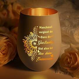 Geschenke für Frauen Freundin, Windlicht mit