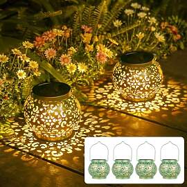 Geschenke für Frauen Mama, 4 Stück Solarlampen