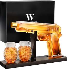 Geschenke für Männer Papa, Whisky-Dekanter-Set