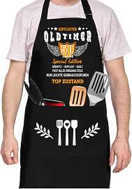 Geschenke zum 50. Geburtstag Mann, Grillschürze