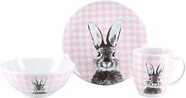 Geschirr-Set CREATABLE "Happy Bunny, Set