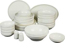 Geschirr-Set MULEX "Milano", weiß, 28