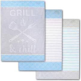 Geschirrtuch DYCKHOFF "Grill & Chill, mit 