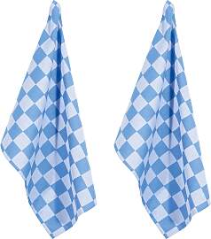 Geschirrtuch PAD "CHESS", blau, B:50cm