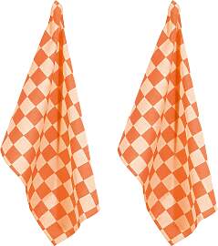 Geschirrtuch PAD "CHESS", braun (rust),