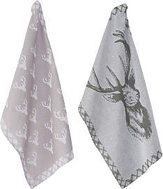 Geschirrtuch PAD "DEER", grün (olive),