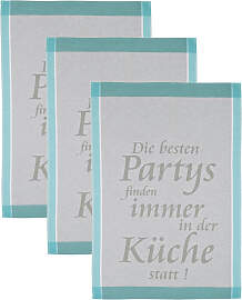 Geschirrtuch ROSS "Die Besten Partys finden