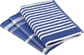 Geschirrtuch ROSS "Exclusiv", blau, 3