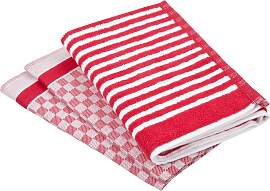 Geschirrtuch ROSS "Exclusiv", rot, 3