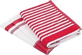 Geschirrtuch ROSS "Exclusiv", rot, 3