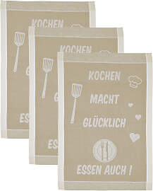 Geschirrtuch ROSS "Kochen macht glücklich... 