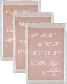 Geschirrtuch ROSS "Manchmal hilft ein
