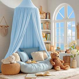 gesxo Baldachin Kinderzimmer, Betthimmel Babybett, 