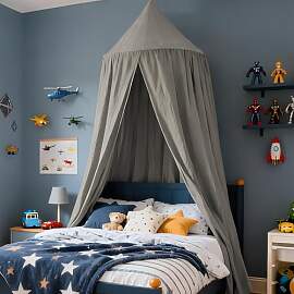 gesxo Baldachin Kinderzimmer, Betthimmel Babybett, 