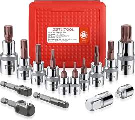 GETLITOOL Torx Steckschlüsselsatz 15-teilig