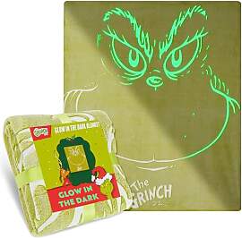 Get Trend Der Grinch Kuscheldecke Leuchtend