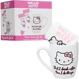 Get Trend Hello Kitty Sanrio Socken und Tasse Set, 