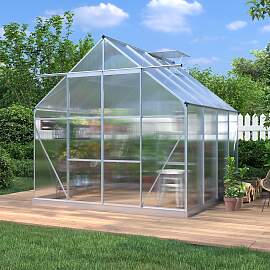 Gewächshaus KONIFERA "Valencia", silber 