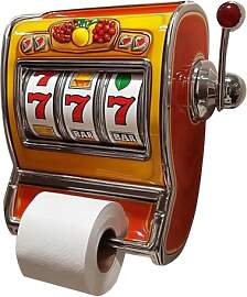 Gewürzregal Spielautomat Toilettenpapierhalter,