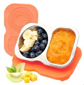 gexuamz Snackdose mit Fächern, 2 Stück